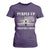 Purple Up For Military Kids T Shirt For Women Month of Military Child Kids Air Force US Flag TS02 Purple Print Your Wear