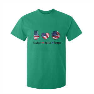 Funny Foxtrots Delta Tangos T Shirt For Kid American Flag Peace Sign Heart Sunflower TS02 Irish Green Print Your Wear