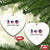 Funny Foxtrots Delta Tangos Ceramic Ornament American Flag Peace Sign Heart Sunflower TS02 Print Your Wear