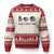 Funny Foxtrots Delta Tangos Ugly Christmas Sweater American Flag Peace Sign Heart Sunflower TS02 Beige Red Print Your Wear