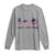 Funny Foxtrots Delta Tangos Long Sleeve Shirt American Flag Peace Sign Heart Sunflower TS02 Sport Gray Print Your Wear