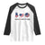 Funny Foxtrots Delta Tangos Raglan Shirt American Flag Peace Sign Heart Sunflower TS02 White Black Print Your Wear