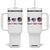 Funny Foxtrots Delta Tangos Tumbler With Handle American Flag Peace Sign Heart Sunflower TS02 One Size: 40 oz White Print Your Wear