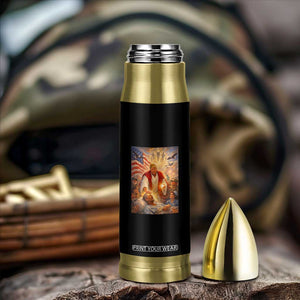 Trump The Healer Oil Painting Graphic Bullet Tumbler Sacred Heart Divine Mercy Political Parody TS02 Print Your Wear