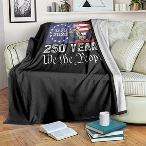 250 Years George Washington and Trump Handshake Patriotic Throw Blanket We The People 1776-2026 Founding Fathers Legacy TS02 Print Your Wear