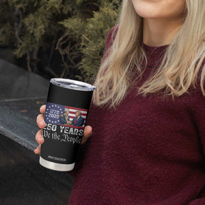 250 Years George Washington and Trump Handshake Patriotic Tumbler Cup We The People 1776-2026 Founding Fathers Legacy TS02 Print Your Wear