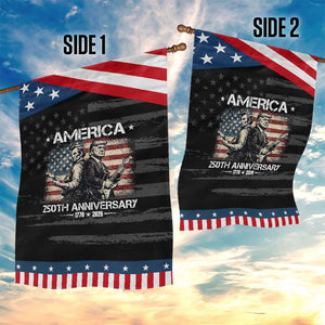 250th Anniversary Abraham Lincoln and Trump Rocking Patriotic Garden Flag Rock n Roll Electric Guitar Duel Patriotic 1776-2026 TS02 Print Your Wear