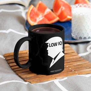 Low IQ Political Silhouette Profile Humor Coffee Mug Satirical Politics Subtle Hate TS02 Print Your Wear