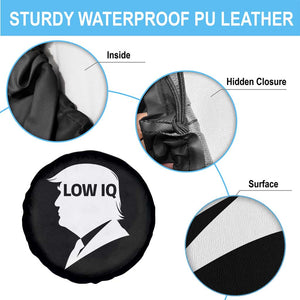 Low IQ Political Silhouette Profile Humor Spare Tire Cover Satirical Politics Subtle Hate TS02 Print Your Wear