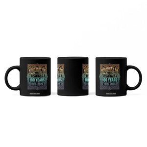 America Highway 66 100 Years Centennial 1926-2026 Coffee Mug Retro Desert Horizon The Mother Road Colorful Graphic TS02 Print Your Wear