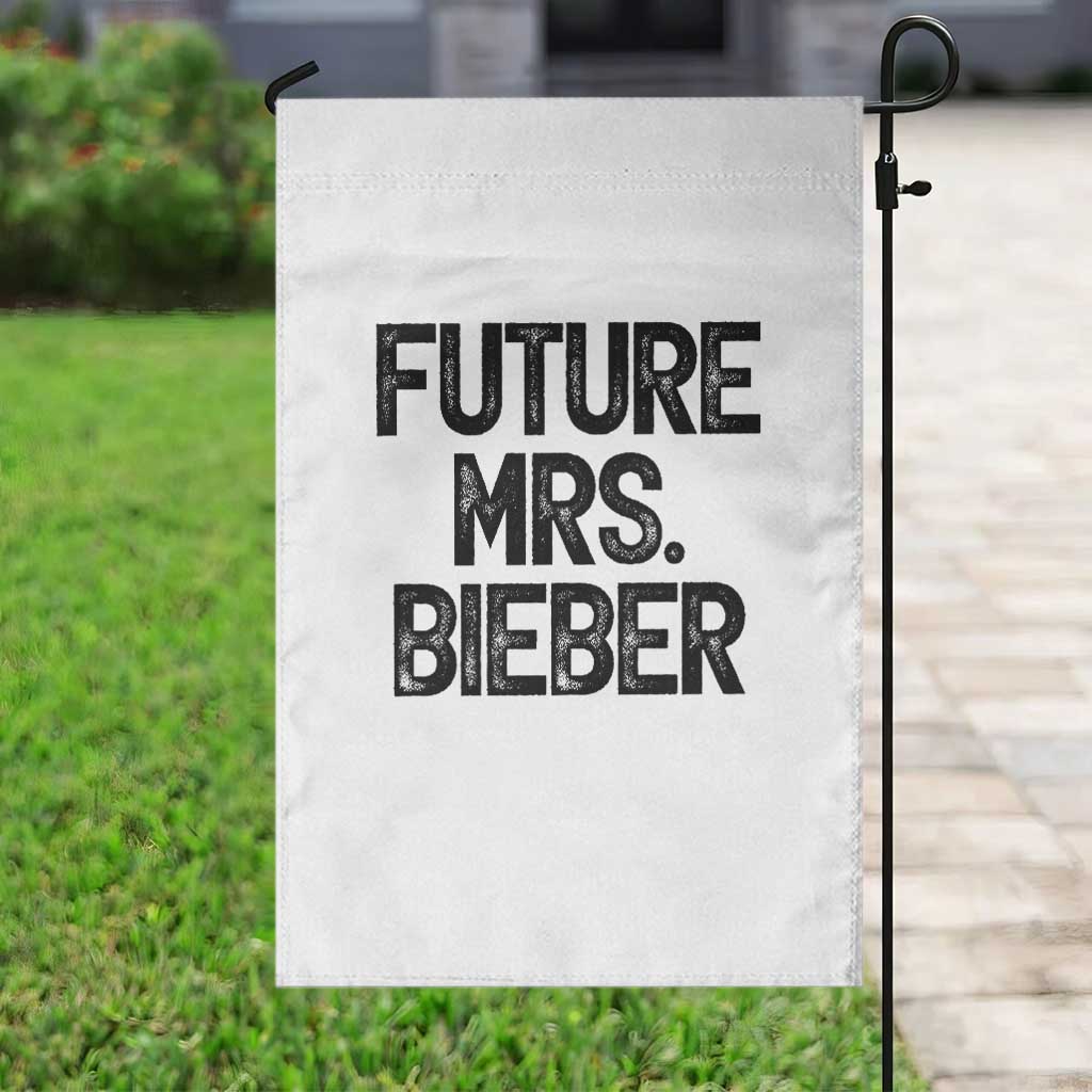 Future Mrs. Pop Star Bride to Be Garden Flag Iconic Music Fan Gift Vintage TS02 Print Your Wear
