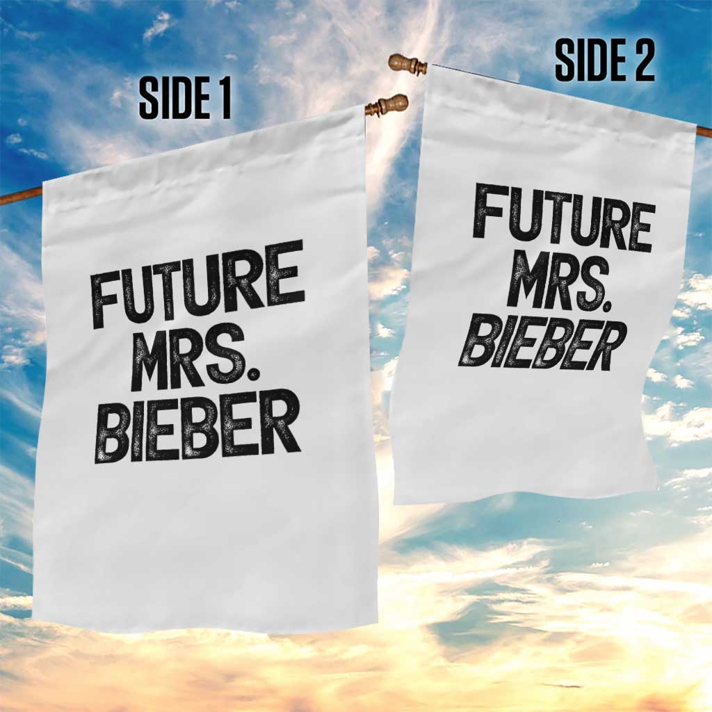Future Mrs. Pop Star Bride to Be Garden Flag Iconic Music Fan Gift Vintage TS02 Print Your Wear
