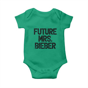 Future Mrs. Pop Star Bride to Be Baby Onesie Iconic Music Fan Gift Vintage TS02 Irish Green Print Your Wear