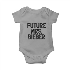 Future Mrs. Pop Star Bride to Be Baby Onesie Iconic Music Fan Gift Vintage TS02 Sport Gray Print Your Wear