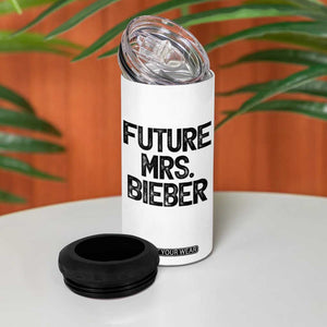 Future Mrs. Pop Star Bride to Be 4 in 1 Can Cooler Tumbler Iconic Music Fan Gift Vintage TS02 Print Your Wear