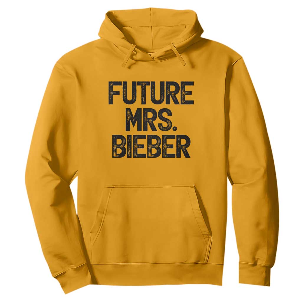 Future Mrs. Pop Star Bride to Be Hoodie Iconic Music Fan Gift Vintage TS02 Gold Print Your Wear