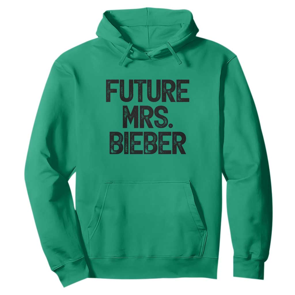 Future Mrs. Pop Star Bride to Be Hoodie Iconic Music Fan Gift Vintage TS02 Irish Green Print Your Wear