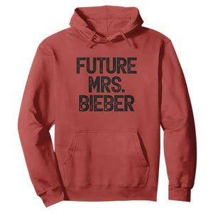 Future Mrs. Pop Star Bride to Be Hoodie Iconic Music Fan Gift Vintage TS02 Red Print Your Wear
