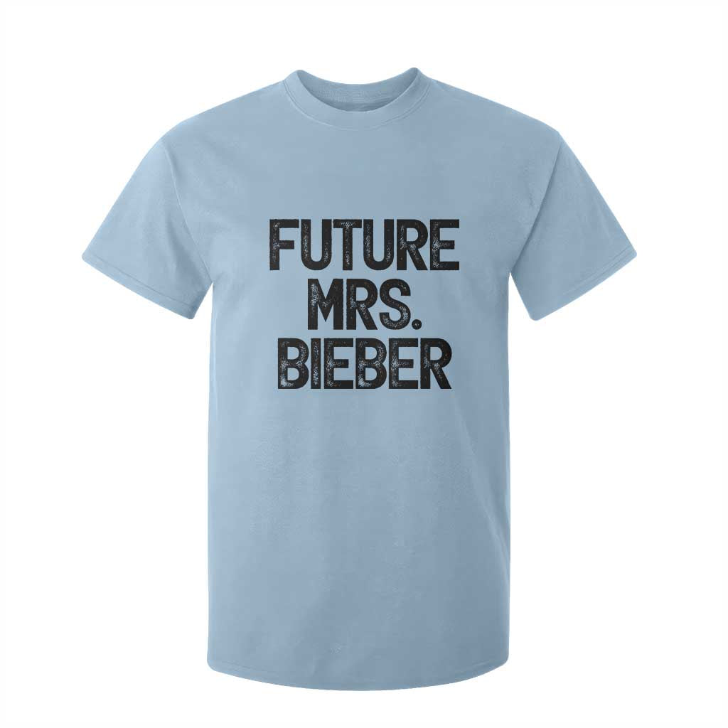 Future Mrs. Pop Star Bride to Be T Shirt For Kid Iconic Music Fan Gift Vintage TS02 Light Blue Print Your Wear