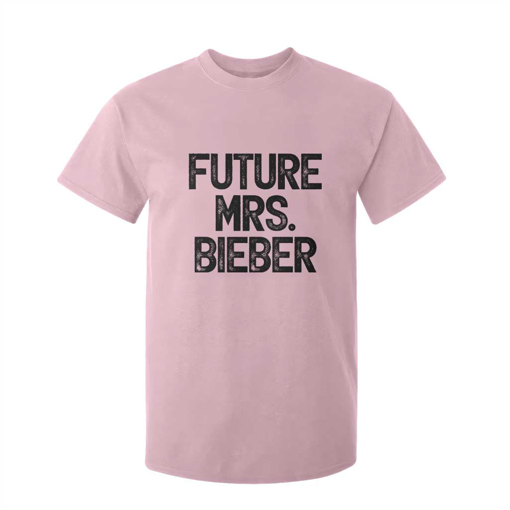 Future Mrs. Pop Star Bride to Be T Shirt For Kid Iconic Music Fan Gift Vintage TS02 Light Pink Print Your Wear