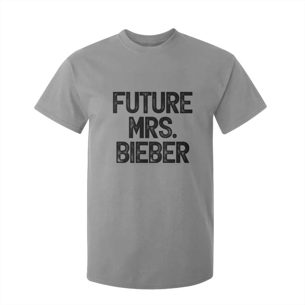 Future Mrs. Pop Star Bride to Be T Shirt For Kid Iconic Music Fan Gift Vintage TS02 Sport Gray Print Your Wear