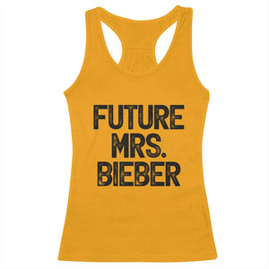 Future Mrs. Pop Star Bride to Be Racerback Tank Top Iconic Music Fan Gift Vintage TS02 Gold Print Your Wear