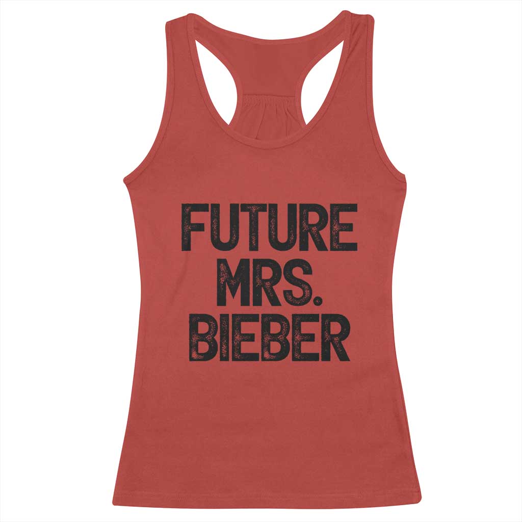 Future Mrs. Pop Star Bride to Be Racerback Tank Top Iconic Music Fan Gift Vintage TS02 Red Print Your Wear