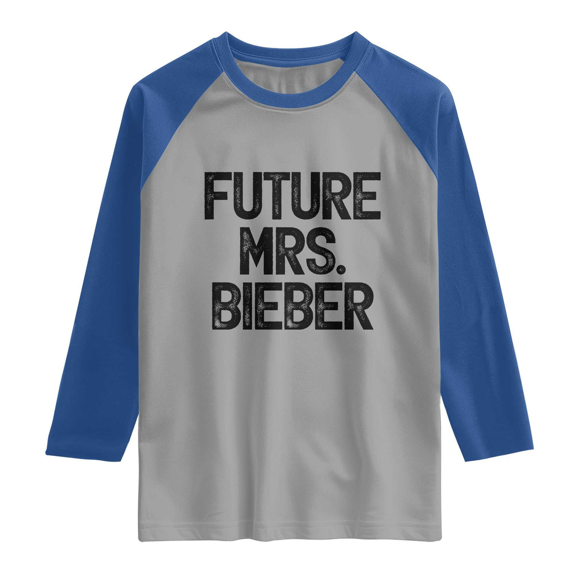 Future Mrs. Pop Star Bride to Be Raglan Shirt Iconic Music Fan Gift Vintage TS02 Sport Gray Royal Print Your Wear