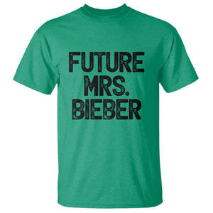 Future Mrs. Pop Star Bride to Be T Shirt Iconic Music Fan Gift Vintage TS02 Irish Green Print Your Wear