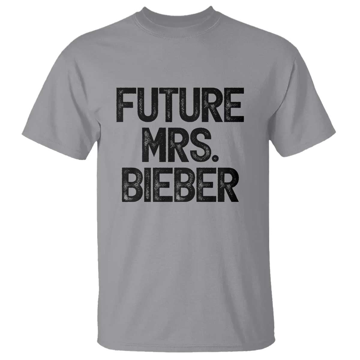 Future Mrs. Pop Star Bride to Be T Shirt Iconic Music Fan Gift Vintage TS02 Sport Gray Print Your Wear