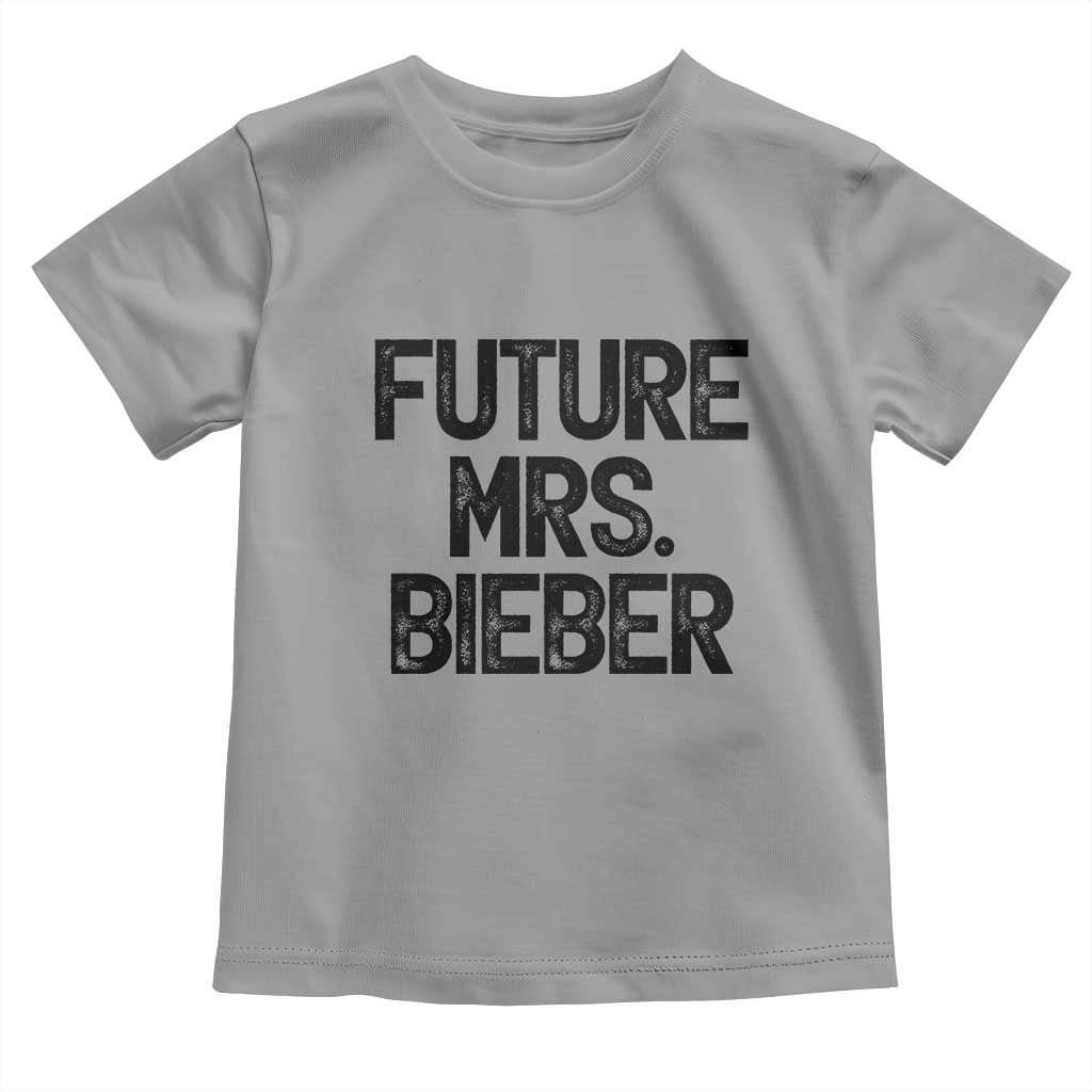Future Mrs. Pop Star Bride to Be Toddler T Shirt Iconic Music Fan Gift Vintage TS02 Sport Gray Print Your Wear