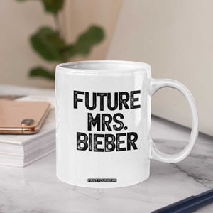Future Mrs. Pop Star Bride to Be Coffee Mug Iconic Music Fan Gift Vintage TS02 Print Your Wear