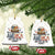 Patriotic Bald Eagle Ceramic Ornament How Free Are You Tonight 4th of July TS02 Print Your Wear