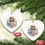 Patriotic Bald Eagle Ceramic Ornament How Free Are You Tonight 4th of July TS02 Print Your Wear
