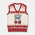 Retro Americana Cherries and Stars Coquette Bow V-Neck Knit Sweater Vest America Cute Patriotic 4th Of July US TS02 Beige Red Print Your Wear