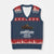 We Are Americans Funny Patriotic V-Neck Knit Sweater Vest Revolutionary War TS02 Navy Red Print Your Wear