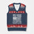 We Have This Thing Called The Constitution V-Neck Knit Sweater Vest Patriotic American Flag TS02 Navy Red Print Your Wear