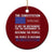 Constitution Liberty American Patriotic Ceramic Ornament We The People US Flag TS02 1pc Red Print Your Wear