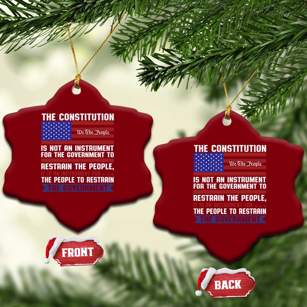 Constitution Liberty American Patriotic Ceramic Ornament We The People US Flag TS02 Print Your Wear