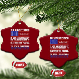 Constitution Liberty American Patriotic Ceramic Ornament We The People US Flag TS02 Print Your Wear