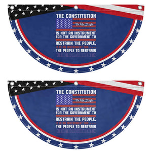 Constitution Liberty American Patriotic Fan Flag We The People US Flag