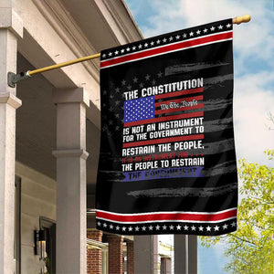Constitution Liberty American Patriotic Garden Flag We The People US Flag TS02 Distressed Black Red Print Your Wear