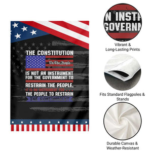 Constitution Liberty American Patriotic Garden Flag We The People US Flag TS02 Print Your Wear