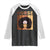 Black Nurse Raglan Shirt Magic Afro Melanin RN Woman TS02 Black White Print Your Wear