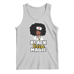 Black Nurse Magic Tank Top Afro Melanin RN Nursing Woman TS02 Ash Print Your Wear