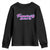 Tremendously Locked In Youth Sweatshirt Retro Motivational Quote TS02 Black Print Your Wear