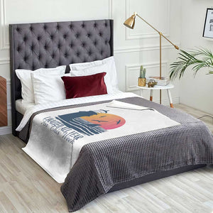 Funny Shark Lover Week Throw Blanket I Waited All Year For This Week TS02 Print Your Wear