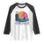 Funny Shark Lover Week Raglan Shirt I Waited All Year For This Week TS02 White Black Print Your Wear
