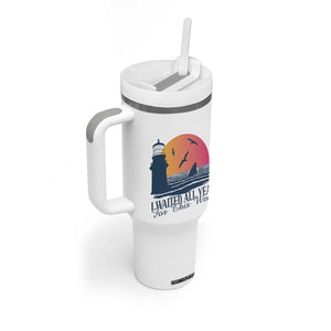 Funny Shark Lover Week Tumbler With Handle I Waited All Year For This Week TS02 Print Your Wear
