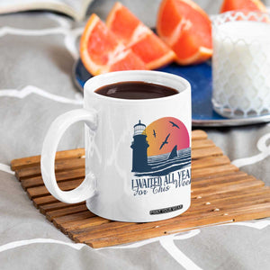Funny Shark Lover Week Coffee Mug I Waited All Year For This Week TS02 Print Your Wear